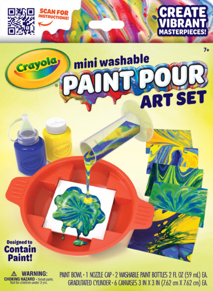 Crayola Mini Paint Pour,6Pk