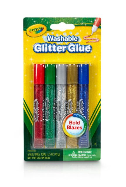 Crayola 5Ct Glitter Glue Bold