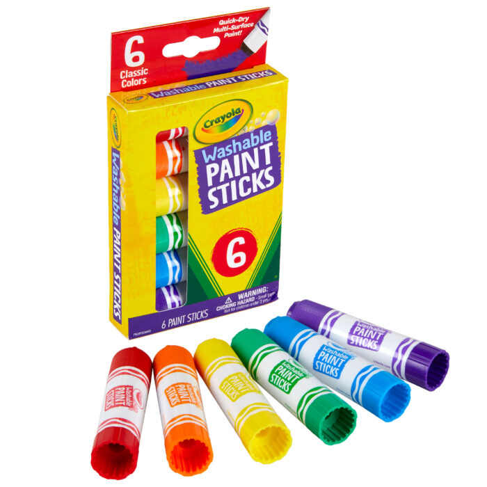 Crayola 6Ct Wh Paint Sticks,24Pk - Image 1