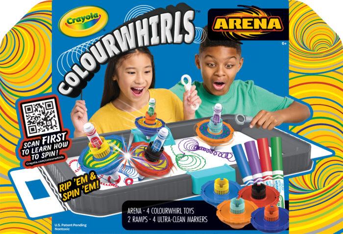 Crayola Colourwhirls Arena,4Pk - Image 1