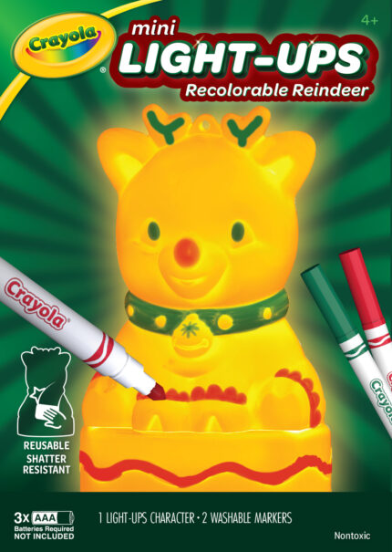 Crayola Light Ups Mini Reindeer,12Pk