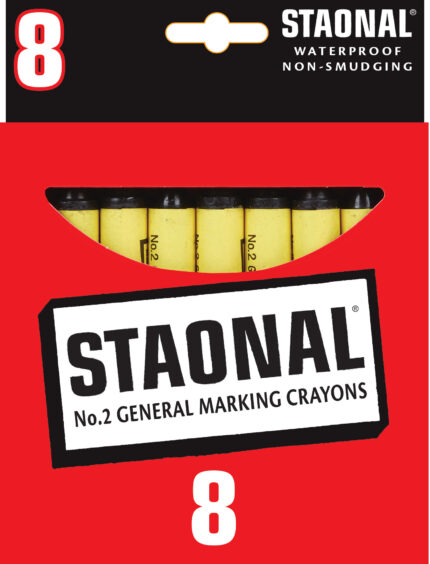 Crayola 8 Ct Staonal? Marking Crayons - Black