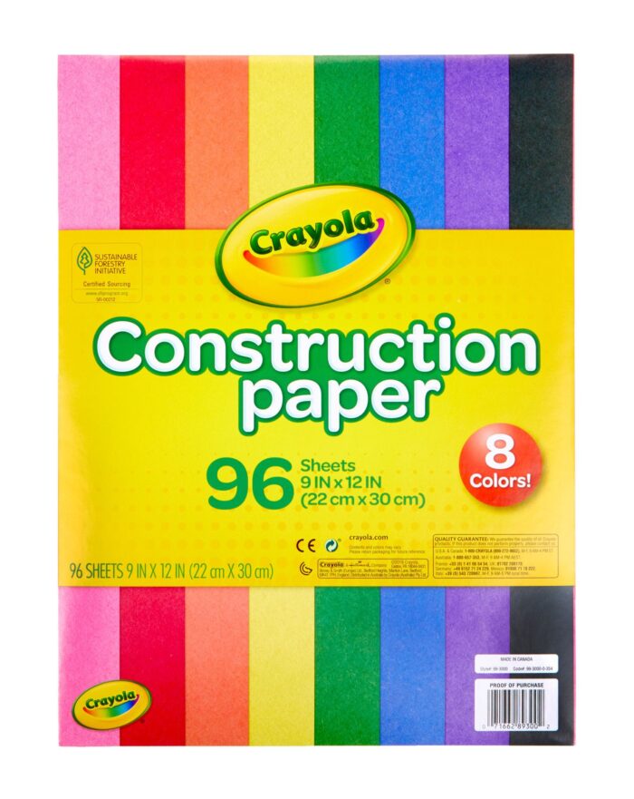 Crayola 96Ct Construction Paper - Image 1