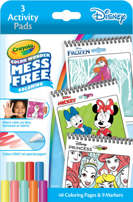 Crayola Cw 3Pk Actvty Pad Bundle,Disney,18Pk
