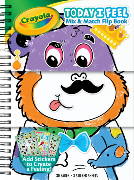Crayola Mix/Match Flipbk,Tday I Feel Animal,24Pk