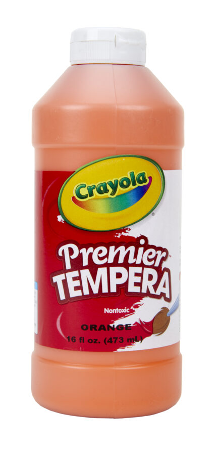 Crayola 16 Oz Premier Tempera Paint - Orange