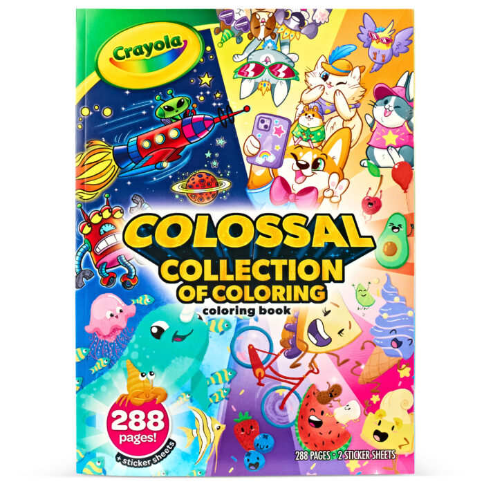 Crayola Clrgbk,288Pgs,Colossal Collec,24Pk - Image 1