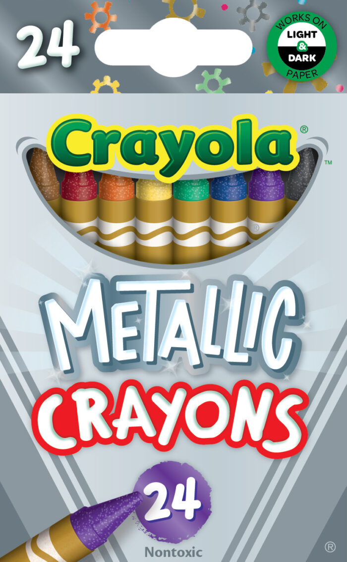 Crayola Cryn,24Ct Metallic,48Pk - Image 1