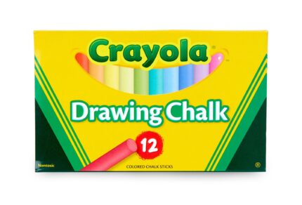 Crayola Chalk Clrd 12Ct Drawing   Ipd