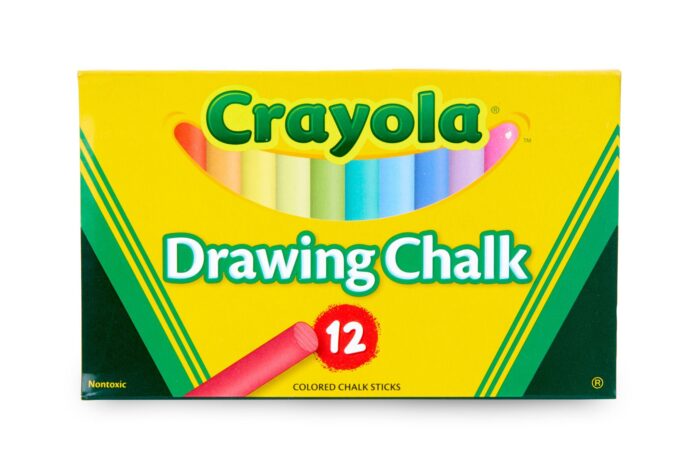 Crayola Chalk Clrd 12Ct Drawing   Ipd - Image 1