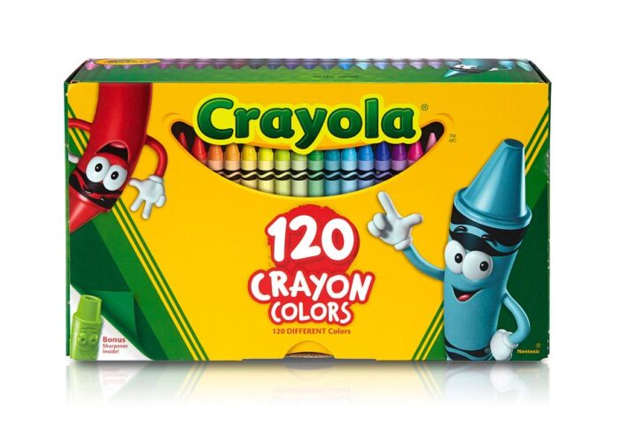 Crayola Cray 120Ct Cigar Box - Image 1