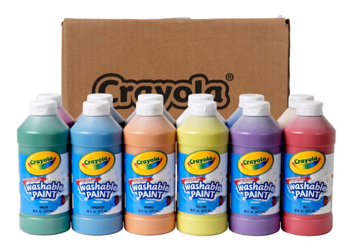 Crayola Asst Wash.Pt Asst 12Clrs 16Oz Eu2 - Image 1