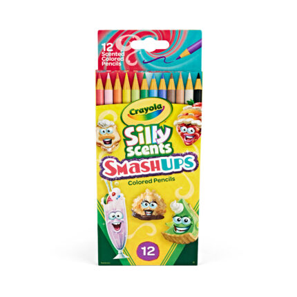 Crayola Pcl,12Ct Clrd Silly Scents Smashups,48Pk