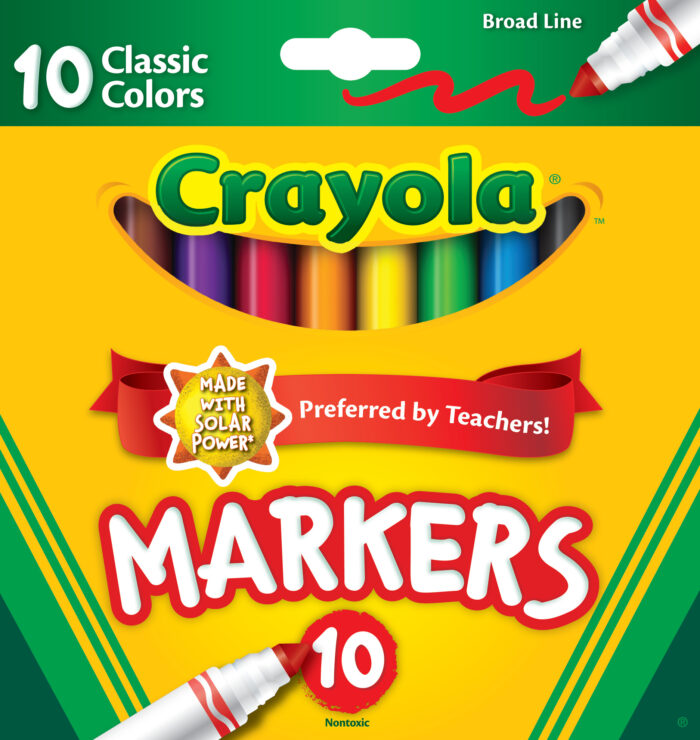 Crayola Mkr 7722 10Ct B/L Classic - Image 1