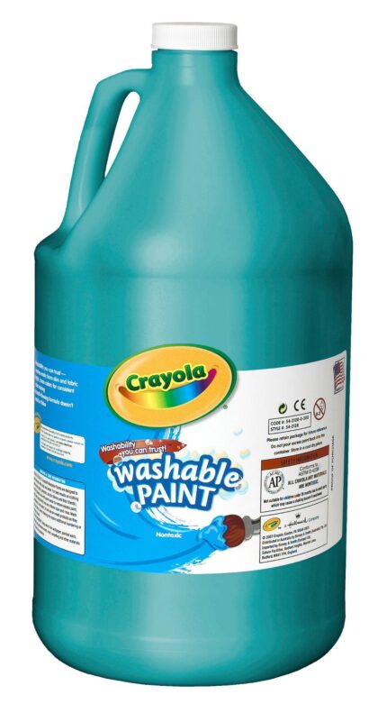 Crayola 128 Oz Washable Paint - Turquoise