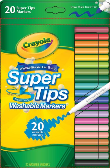 Crayola Mkr 20Ct Supertips Wsh