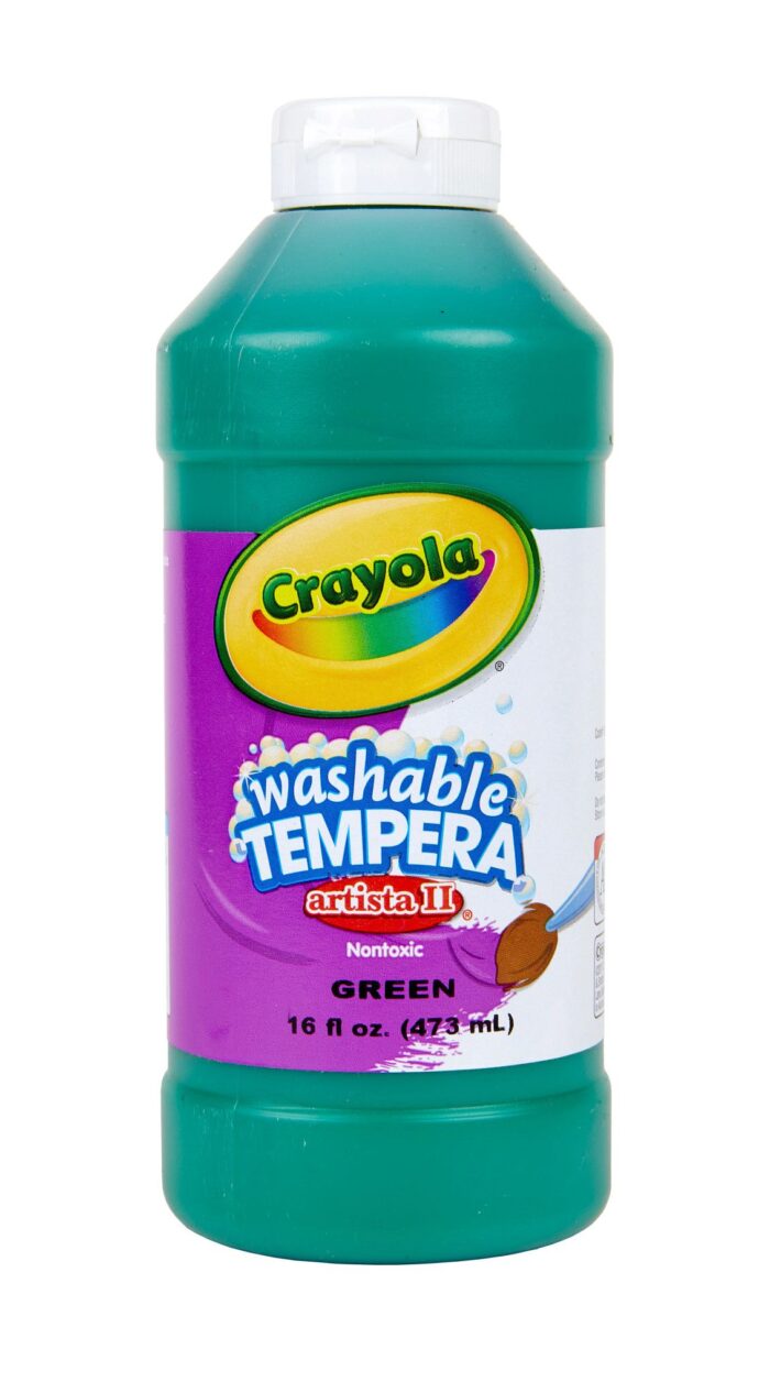 Crayola 16 Oz Artista Ii Washable Tempera Paint - Green - Image 1