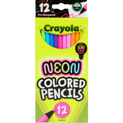 Crayola Pcl,Neon Colored,12Ct,48Pk,Fbr