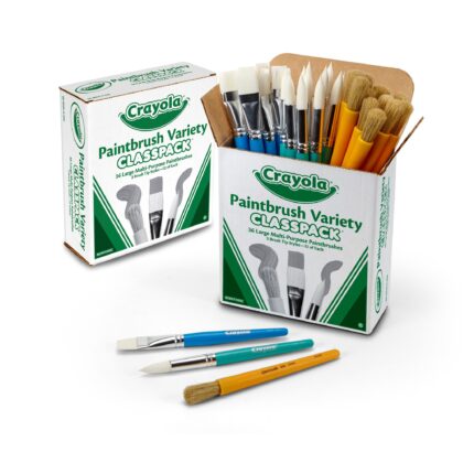 Crayola Classpack,36Ct Large Paint Brushes,3Pk