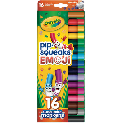 Crayola Mkr,16Ct P/Squk Emoji Stamper,24Pk