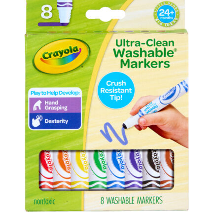 Crayola Yk,8Ct Uc Bl Mkr W/ Gumball Nib,12P,Rfid