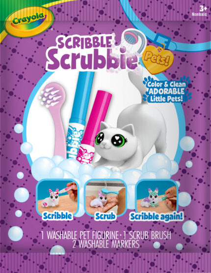 Crayola Scribble Scrubbie,New Pets,24Pk