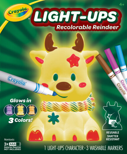 Crayola Light Ups Reindeer,8Pk