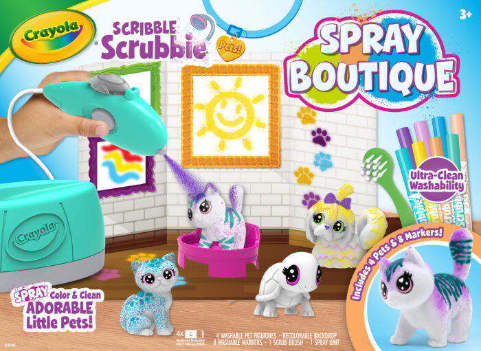 Crayola Scribble Scrubbie Spray Boutique,4Pk - Image 1