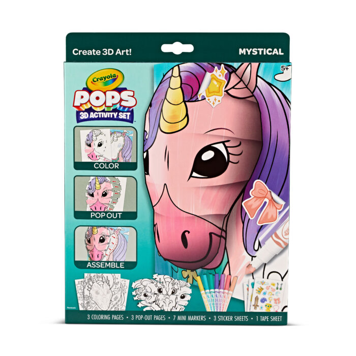 Crayola Clr/Act Pops Peggable Kit,Mystical,12Pk - Image 1
