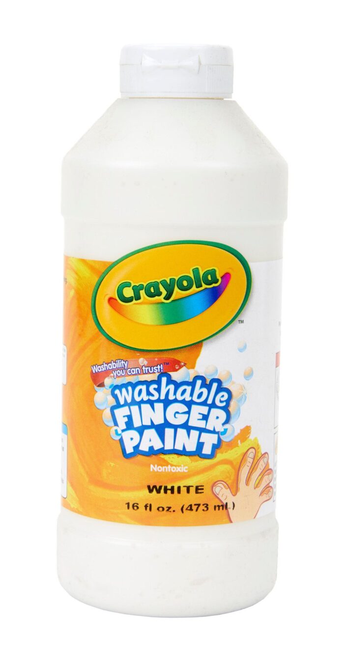 Crayola 16 Oz Washable Fingerpaint - White - Image 1