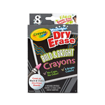 Crayola 8Ct Dry Erase Cryn-Brights,24Pk