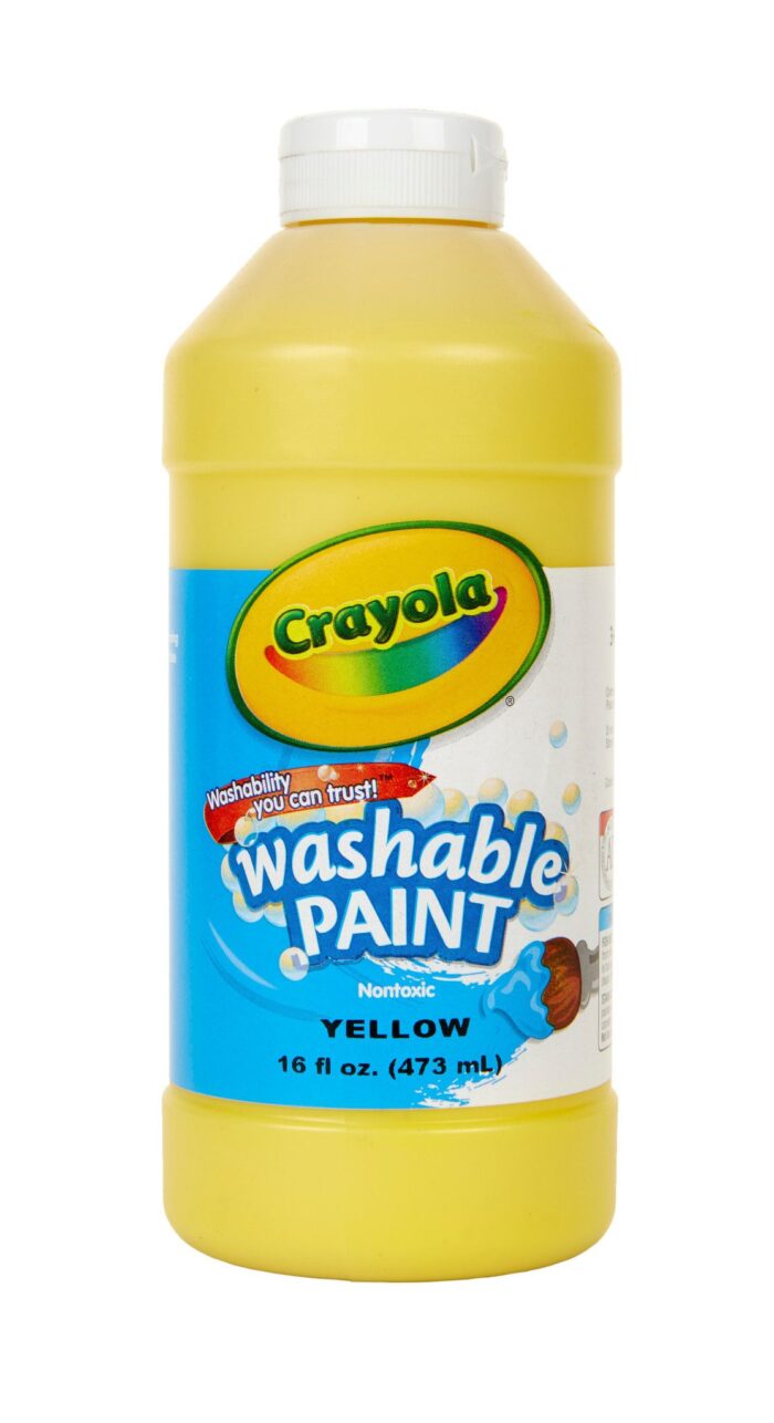 Crayola 16 Oz Washable Paint - Yellow - Image 1