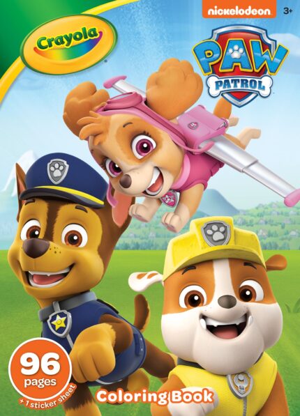 Crayola Clrgbk,96Pg Paw Patrol,24Pk