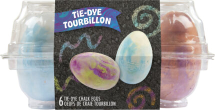 Crayola Chalk,6Ct Tie Dye Egg Washable,16Pk
