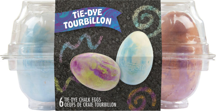 Crayola Chalk,6Ct Tie Dye Egg Washable,16Pk - Image 1