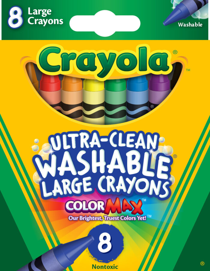 Crayola Cray 3280 8Ct Large Wash - Image 1