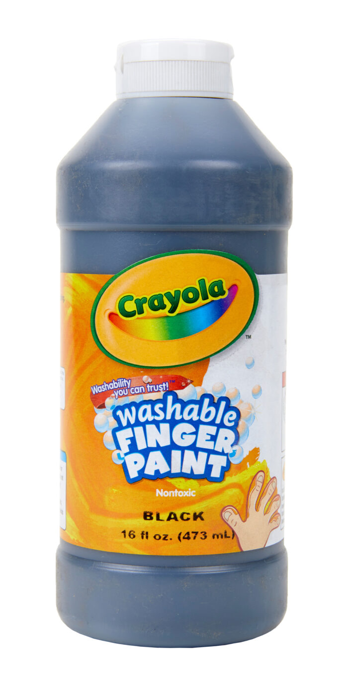 Crayola 16 Oz Washable Fingerpaint - Black - Image 1