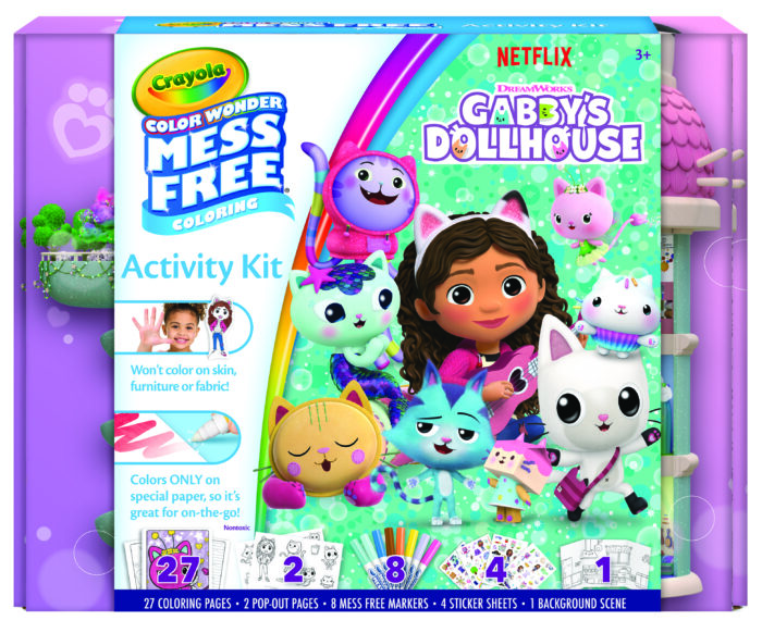 Crayola Cw Gabby Dollhouse Activity Kit,4Pk - Image 1