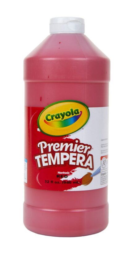 Crayola 32 Oz Premier Tempera Paint - Red
