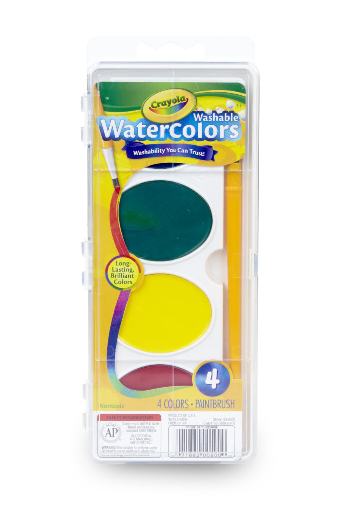 Crayola W/C,4Ct Jumbo Wash,36Pk - Image 1