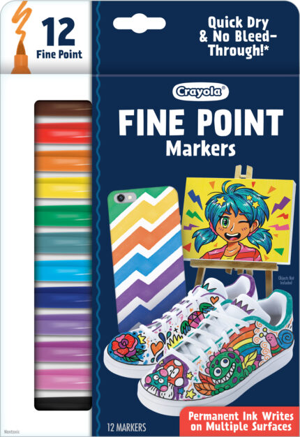 Crayola Mkr,12Ct Finept Doodle,24Pk