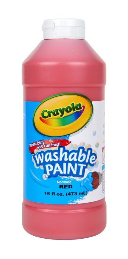 Crayola 16 Oz Washable Paint - Red