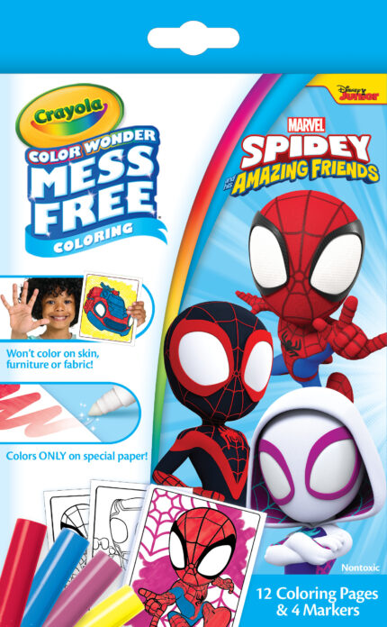 Crayola Cw Spidey/Friends Mini Box Set W/Mkr,18P