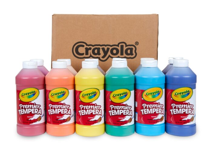 Crayola Asst 16Oz Premier Tempera Paints - Image 1