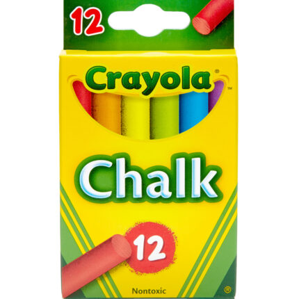 Crayola Chalk,Clrd,Cray,12Ct,36P