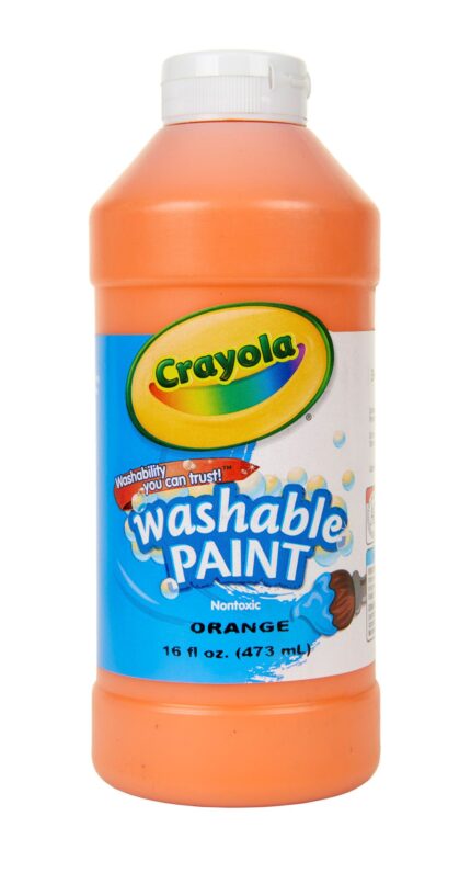 Crayola 16 Oz Washable Paint - Orange