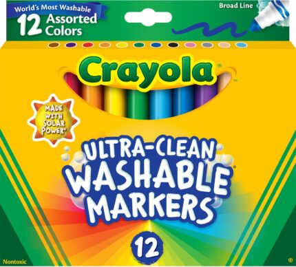 Crayola Mkr 7812 12Ct B/L Wash    Ipd