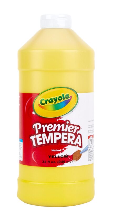 Crayola 32 Oz Premier Tempera Paint - Yellow