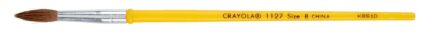 Crayola Camel Hair Watercolor Brush, Plastic Handle - Size 8