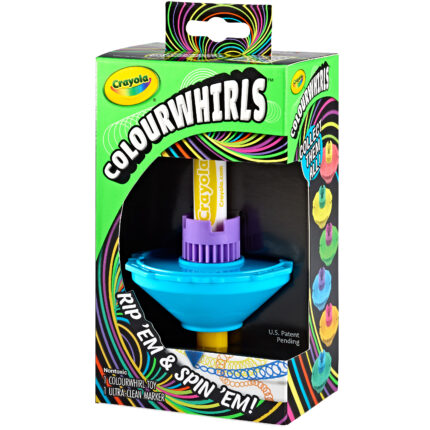 Crayola Colourwhirls,1Ct Neon Clr,12Pk